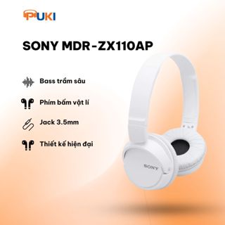 [Mã ELHACE giảm 4% đơn 300K] Tai nghe SONY MDR-ZX110AP hàng chính hãng ship Nhật - Like New
