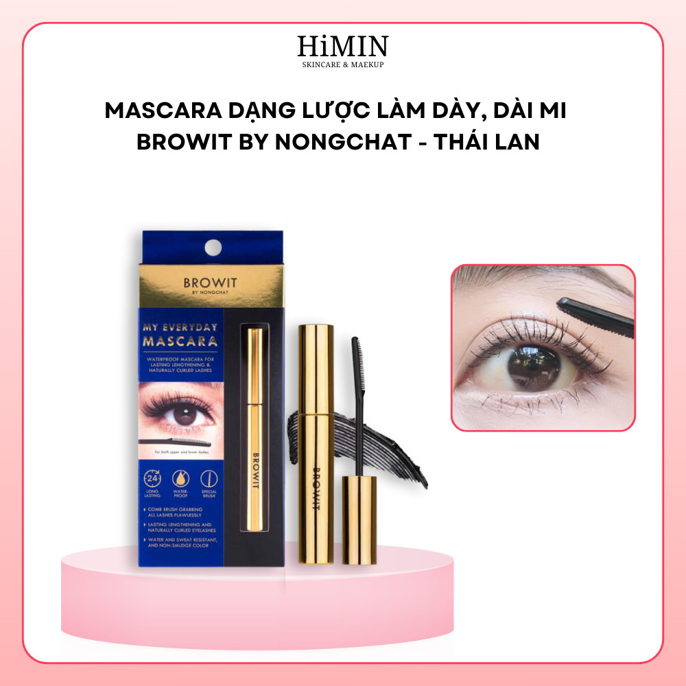 Mascara Dạng Lược Làm Dày, Dài Mi Thái Lan Browit By Nongchat My Everyday Endless Night Xanh Dương –