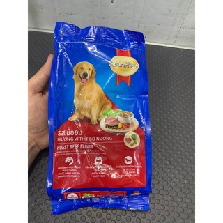 Vị thịt bò nướng - Thức ăn hạt Smartheart adult gói 400gr cho chó trưởng thành