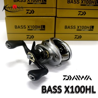 Máy câu ngang daiwa bass x100hl - new 2024