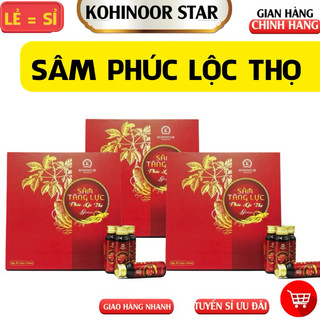 Combo 3 hộp Sâm Phúc lộc thọ kohinoor Star bồi bổ sức khỏe 