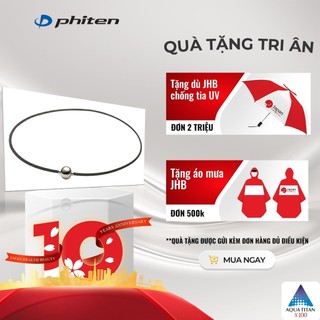 Vòng cổ Phiten Rakuwa x100 mirror ball Silver TG640151/TG640152