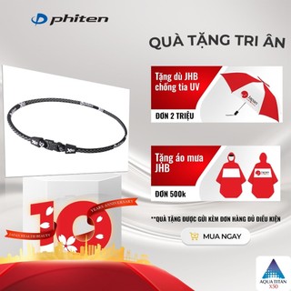 Vòng cổ Phiten rakuwa necklace X50 hỗ trợ vận động thể thao