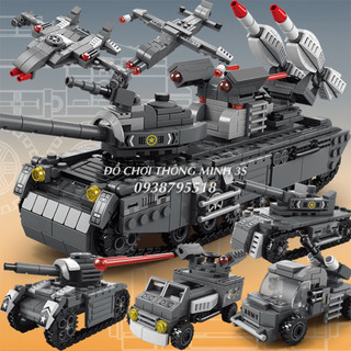 Đồ chơi lắp ráp mô hình lego Battel Tank, đồ chơi lắp ráp thông minh bé trai