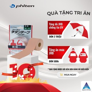 Băng dán cơ thể thao Phiten titanium tape roll PU710129