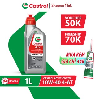 Dầu nhớt xe tay ga castrol activ scooter 10w-40 4-at 1l