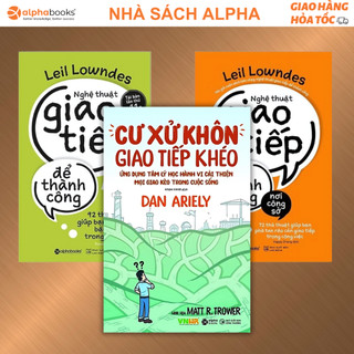Lẻ/combo sách nghệ thuật giao tiếp để thành công+nghệthuật giao tiếp để thành công nơi công sở+cư xử khôn giao tiếp khéo