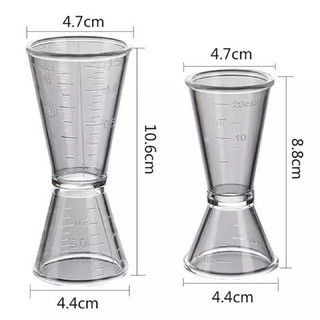 Ly đong 2 đầu jigger nhựa 20/40ml