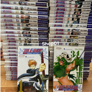 Vở truyên.tranh cũ bleach tvm bìa rời t31-60