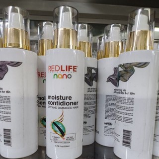 Xịt dưỡng tóc phục hồi hư tổn redlife nano 200ml