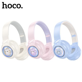 Tai nghe chụp tai có hình mèo HOCO W50 BLUETOOTH V5.3, cắm thẻ nhớ TF, cổng AUX, có 3 màu sắc