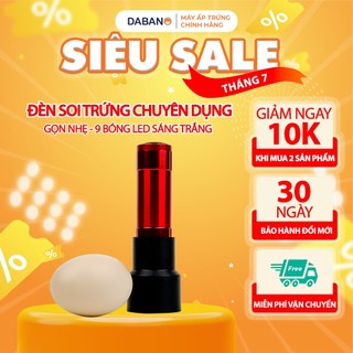 Đèn soi trứng gà chuyên dụng dùng pin - 9 bóng LED ánh sáng trắng an toàn cho trứng