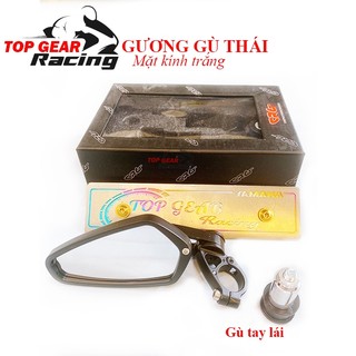 Gương Gù CRG Thái Lan Mặt Kính Trắng, Lắp Ghi Đông và Lắp Chân Gương (Giá 1 đôi) <DPOL>