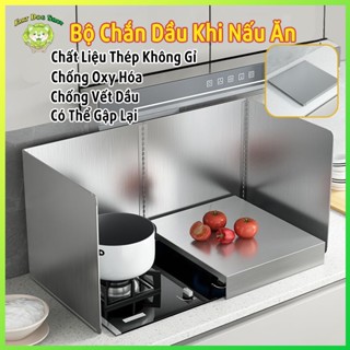Tấm Chắn Dầu Mỡ Inox 304 Cho Nhà Bếp Chống Bám Bẩn Tường Nhà Bếp Chăn Gió & Cách Nhiệt