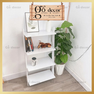 Kệ trang trí hình bậc thang decor 4 tầng - trang trí decor đựng túi sách, đồ cá nhân chính hãng 100%