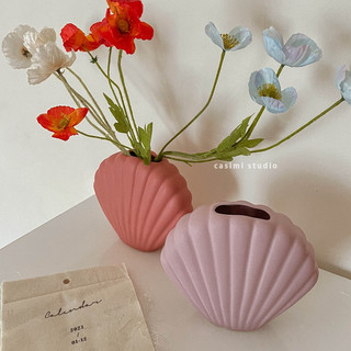 [FOLLOW NHẬN MÃ] Lọ cắm bông hoa bình hoa sứ MORANDI trang trí bàn học phong cách Bắc Âu vintage Casimi Decor