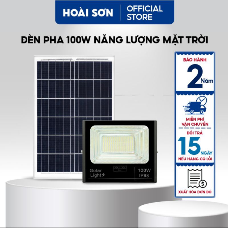[100W] ĐÈN PHA NĂNG LƯỢNG MẶT TRỜI TOKO IP68