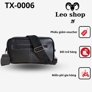 [ giảm 25k mua tại live] Túi đeo chéo ngực Túi đeo chéo nam mini da pu bền bỉ phong cách TX-0006 LEO_