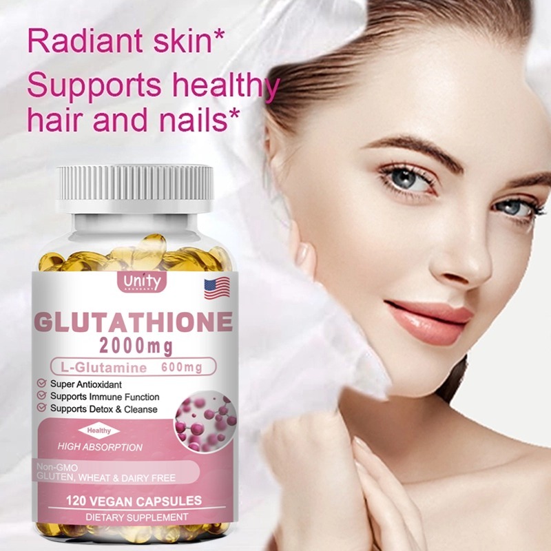 [Mỹ] Viên uống trắng da glutathione 2000mg Collagen  Làm Trắng Da chống lão hóa Làm đẹp và chăm sóc da