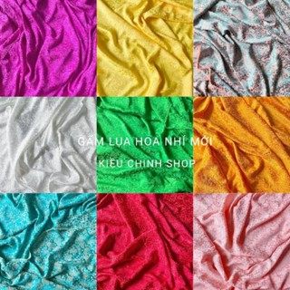 GẤM LỤA HOA NHÍ MỚI VỀ SIÊU XINH XẮN, KHỔ VẢI 1M55.