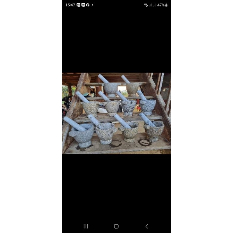 Cối Đá (KHÔNG CÓ CHÀY) Cuội Tự Nhiên Tây Bắc, Chày Đá Xanh Tự Nhiên Đánh Bóng Đường Kính 15cm,  Cho 