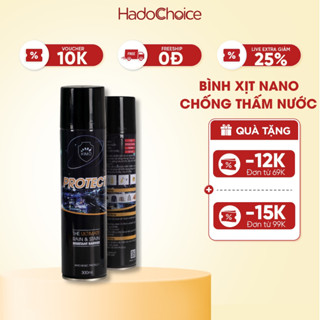Bình xịt nano chống thấm nước, bụi bẩn cho giày túi, ví, áo da, mũ nón cao cấp XIMO (VSG07)