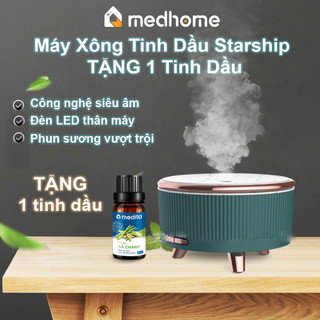 MÁY XÔNG TINH DẦU MEDHOME STARSHIP DUNG TÍCH LỚN 500ML | TẶNG 1 TINH DẦU