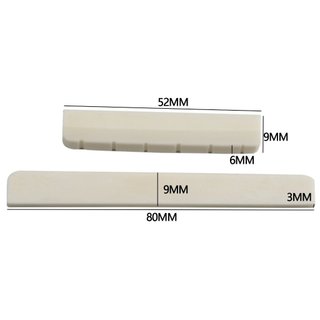 Bộ ngựa lược cho đàn guitar Classic và Acoustic bằng x.u.ơ.ng