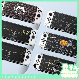 [Sẵn VN] OLED/V1/V2 Case Ốp Nhựa Mica Trong Suốt Hoạ Tiết Dành Cho Máy Game Nintendo Switch Phong Cách Anime Manga Game