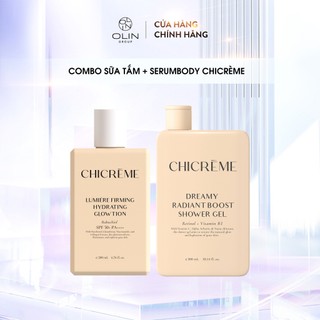 C5 combo kem body nâng tone dưỡng trắng da & sữa tắm trắng da chicrème