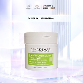 V68 Toner pad AHA Sena.Derma (150ml)