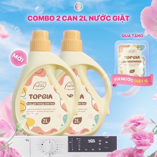 Nước giặt xả Top Gia sắc hương 2 trong 1, an toàn lành tính, dễ lấy đi vết bẩn