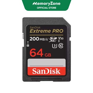 Thẻ nhớ sdxc sandisk extreme pro u3 v30 64gb 200mb/s sdsdxxu-064g-gn4in