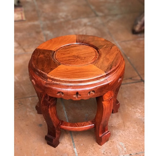Đôn tròn gỗ Hương cao cấp