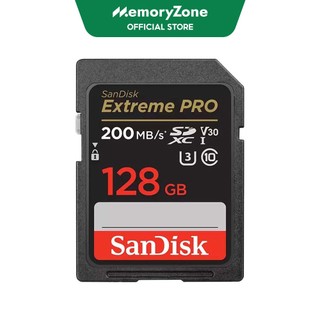 Thẻ nhớ sdxc sandisk extreme pro u3 v30 128gb 200mb/s sdsdxxd-128g-gn4in