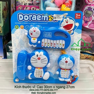 Đoremon Đồ chơi, Combo bộ đàn điện phát nhạc cho bé vui chơi giải trí