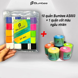   COMBO QUẤN CÁN  10 quấn cán BUMBEE AS 003 + 1 quấn cốt vợt màu ngẫu nhiên Vợt Cầu Lông - Hàng Chính Hãng 