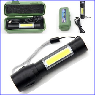 Đèn pin cầm tay mini siêu sáng T1 có zoom