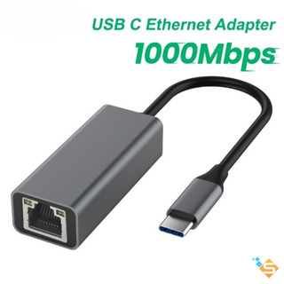 Bộ Chuyển Đổi USC Type C Sang LAN RJ-45 Ethernet 100 / 1000Mbps 2.5Gb Gigabit Cho PC/Laptop Macbook