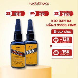 Keo dán đa năng s3000 ximo dán tất cả vật liệu gỗ, vải, gốm, sứ, sắt, nhôm, nhựa