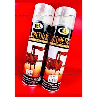 Sơn xịt bóng gỗ PU Polyurethane Bosny