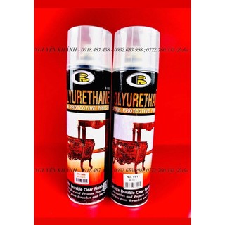 Sơn xịt bóng gỗ PU Polyurethane Bosny