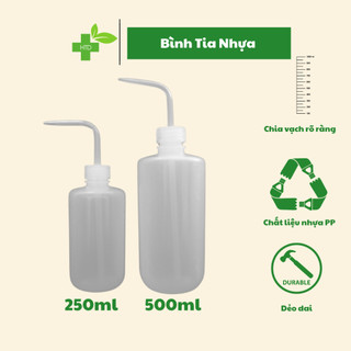 Bình tia nhựa nắp trắng tq 250ml, 500ml