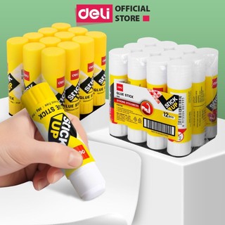 Hồ Khô Keo Dán Giấy Học Sinh Deli - 8g Khô Nhanh Siêu Dính Mùi Thơm Nhỏ Gọn Làm Thủ Công Văn Phòng