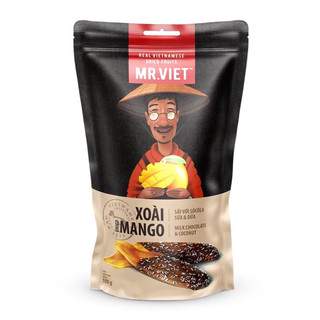  Xoài Socola Dừa MR.VIET  Xoài Socola Đen MR.VIET  Xoài Sấy Matcha MR.VIET   Xoài Sấy Matcha MR.VIET Gói 100G 