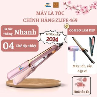 Máy duỗi tóc ZLIFE Z469 4 chế độ là nhanh, Máy ép tóc, Máy là tóc tích hợp máy uốn tóc mini