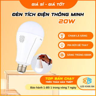 Đèn Sạc Tích Điện 20W Hiệu Suất Lớn Sáng Vượt Trội, Tiết Kiệm Điện - Đèn Led Tích Điện Sáng Liên Tục Trong Nhiều Giờ