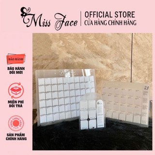 Bảng mica trưng bày móng mẫu- bảng mica nơ 16ô trưng bày tiệm nail