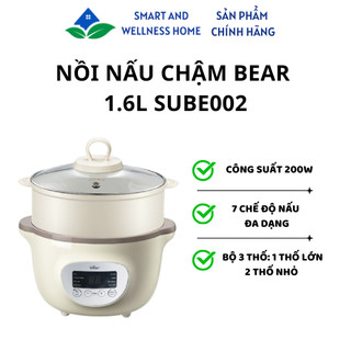 Nồi nấu chậm Bear 1.6L SUBE002 - Bảo hành 18 tháng