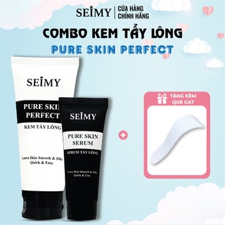 Combo Kem Tẩy Lông Seimy - Pure Skin Perfect tẩy lông vùng nách, tay chân, bikini